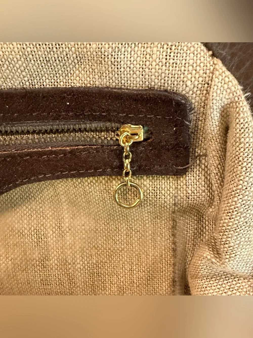 60s Dark Brown Suede Top-Handle Satchel
